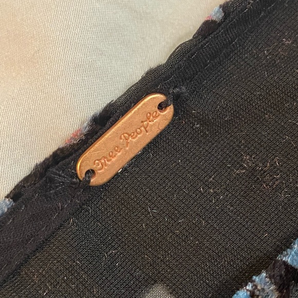 Free People Tied to You Chiffon Velvet Top - Picture 4 of 4